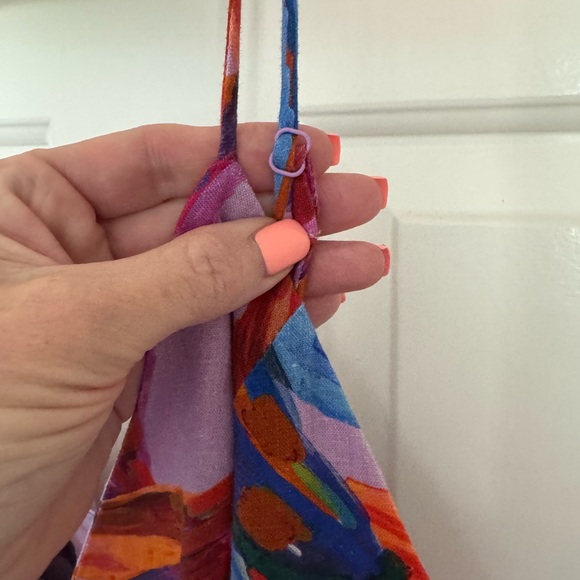 Farm Rio Cross Front Colorful Women's Dress Size Small - Picture 12 of 14